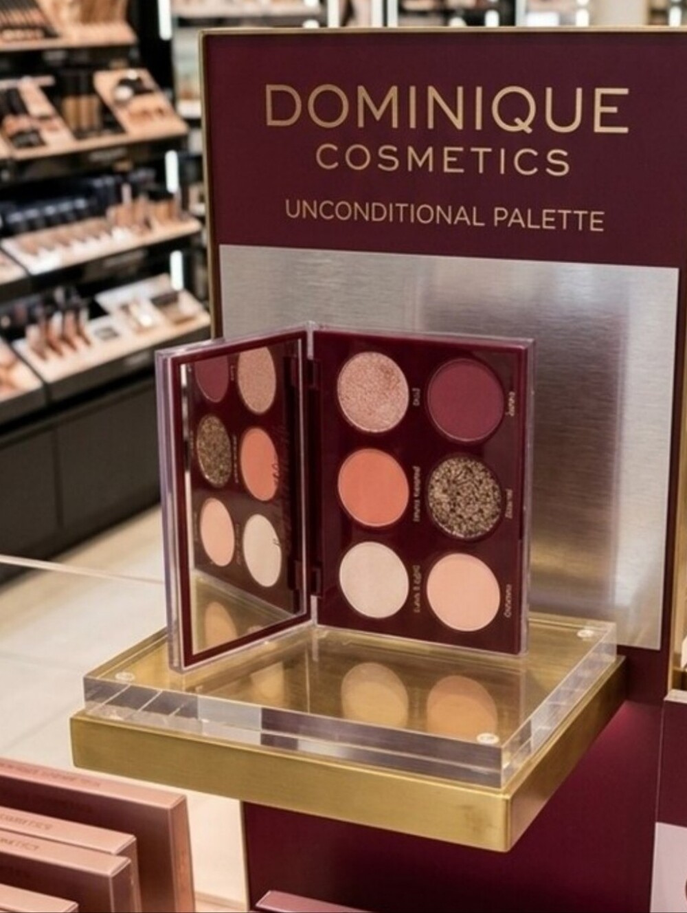 New Women's Dominique Cosmetics Unconditional Eyeshadow Palette Makeup